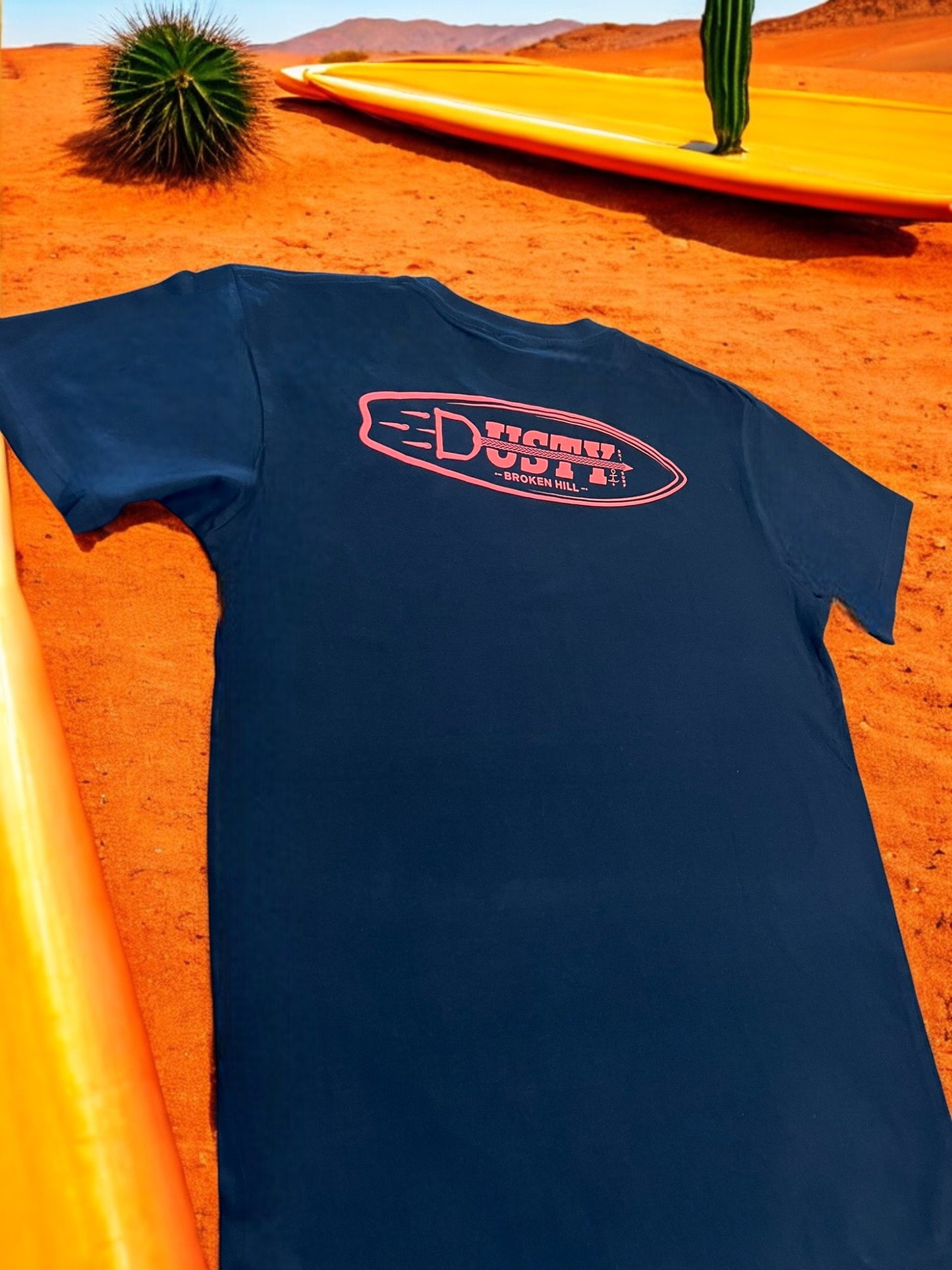 Dusty Ski & Surf OG Casual Men's Tee, Black