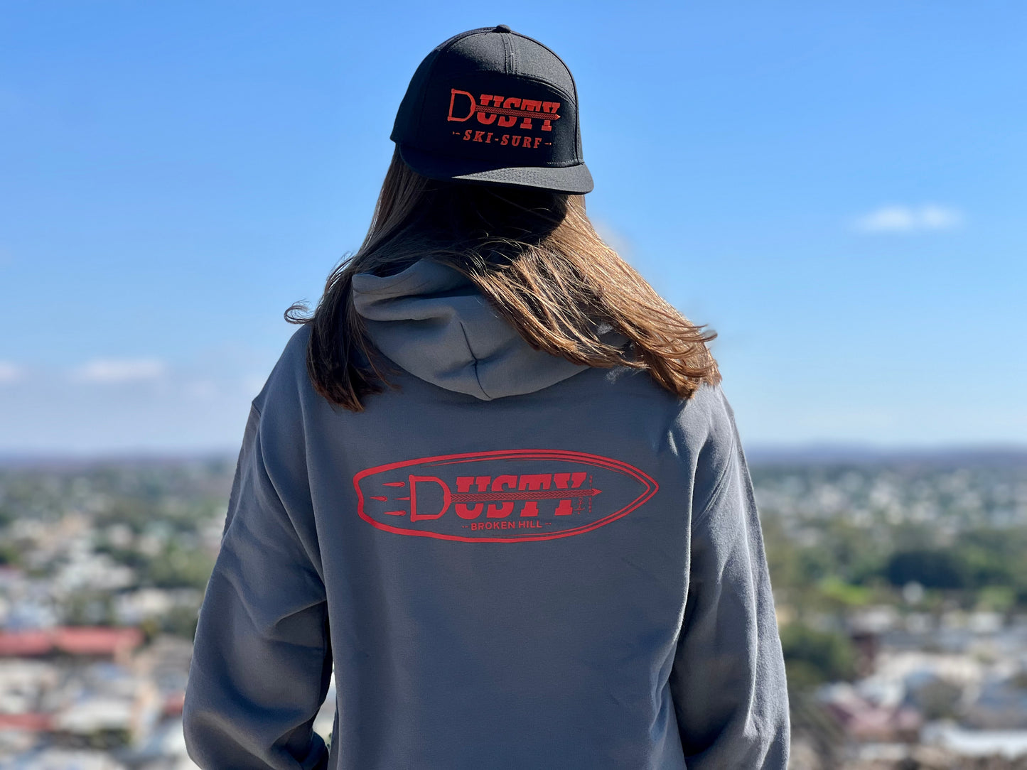 Dusty 7-Panel Snapback Cap OG-Black/Orange