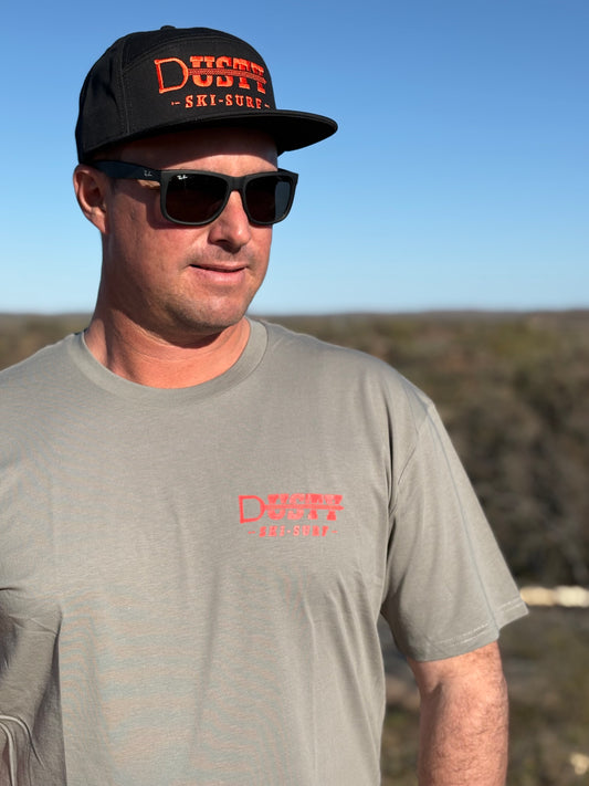 Dusty 7-Panel Snapback Cap OG-Black/Orange