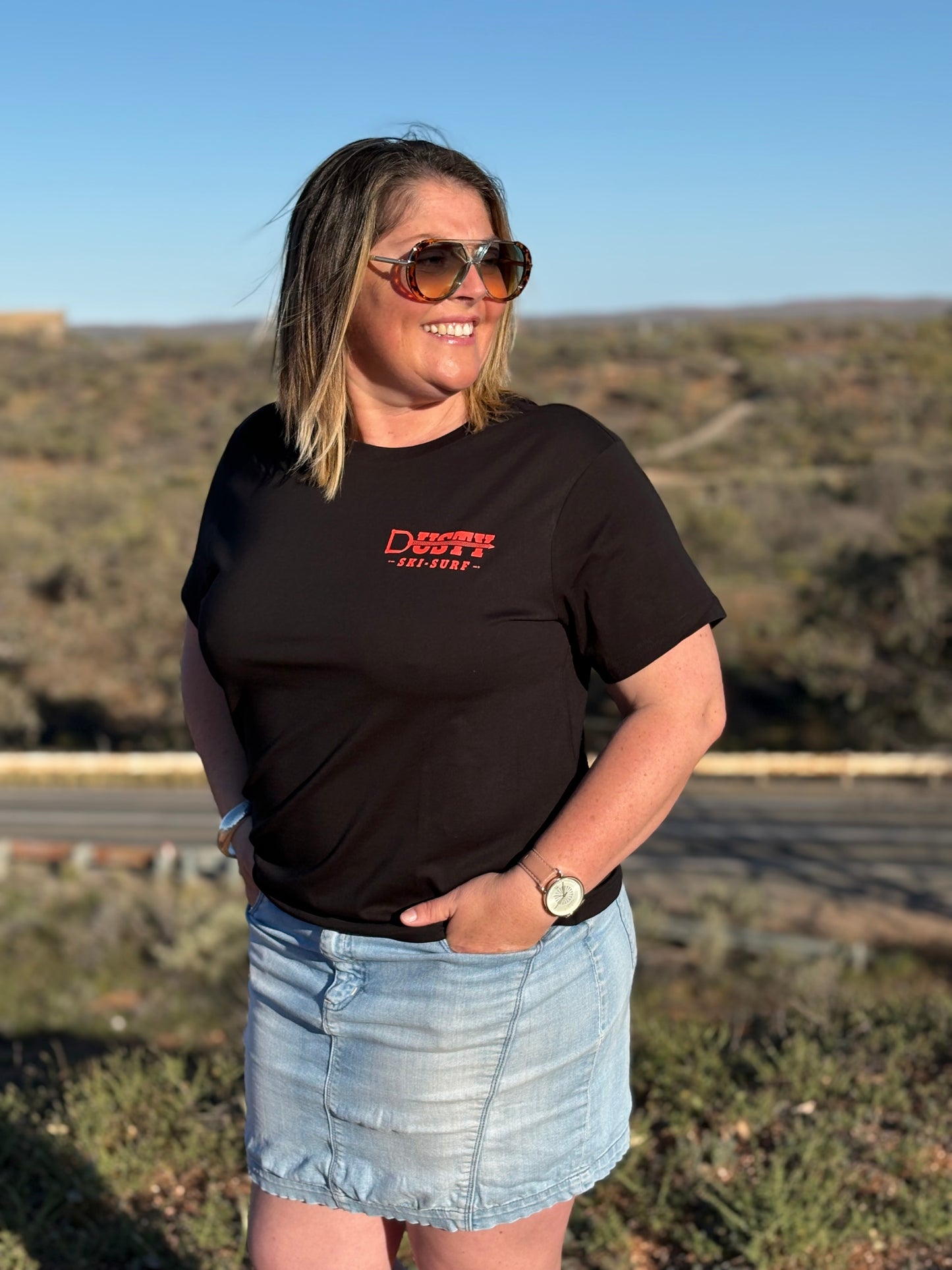 Dusty Women's OG Tee-Black