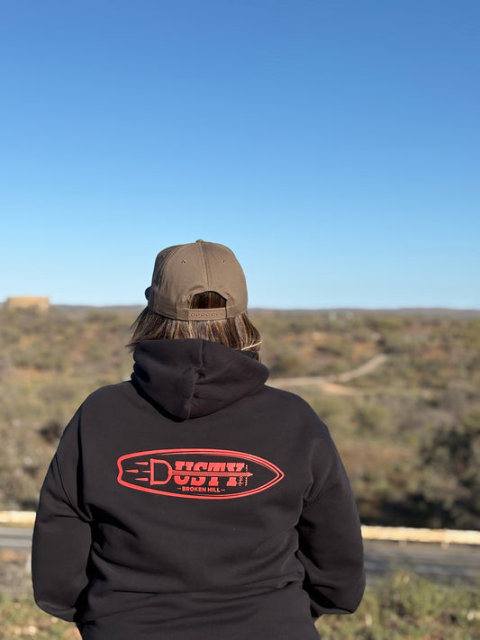 Dusty 7-Panel Snapback Cap-Og Walnut/Orange